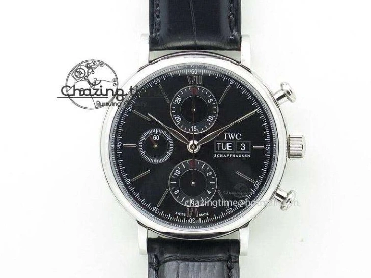 MIROTIME 0215 Portofino Automatic 37 SS M+F 1:1 Best Edition Silver Dial RG Markers on Red Crocodile Strap A Reliable 7154